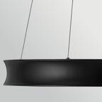 KL-LAROUSSE-LED-M-BKB Larousse - LED Medium Pendant Black & Brass