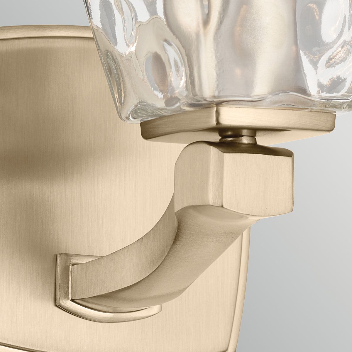 KL-MARANT1-CLR-CPZ Marant 1 Light Bathroom  Wall Light Champagne Bronze