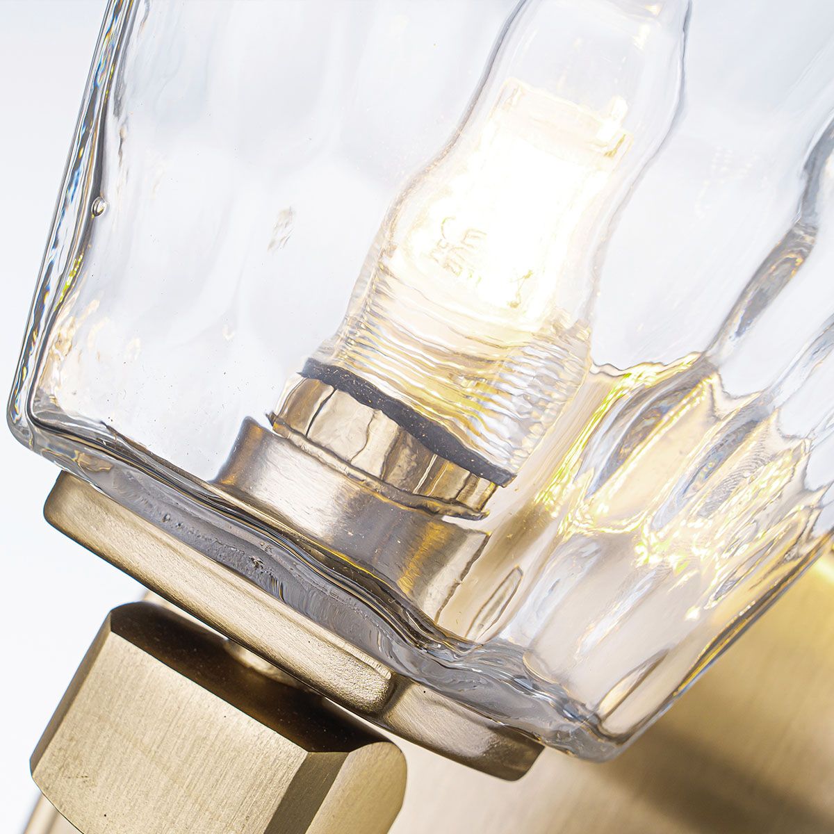 KL-MARANT1-CLR-CPZ Marant 1 Light Bathroom  Wall Light Champagne Bronze
