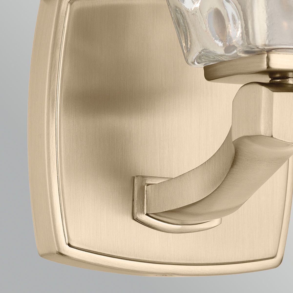 KL-MARANT1-CLR-CPZ Marant 1 Light Bathroom  Wall Light Champagne Bronze