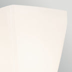 KL-MARANT1-OPAL-CPZ Marant 1 Light  Bathroom Wall Light Champagne Bronze