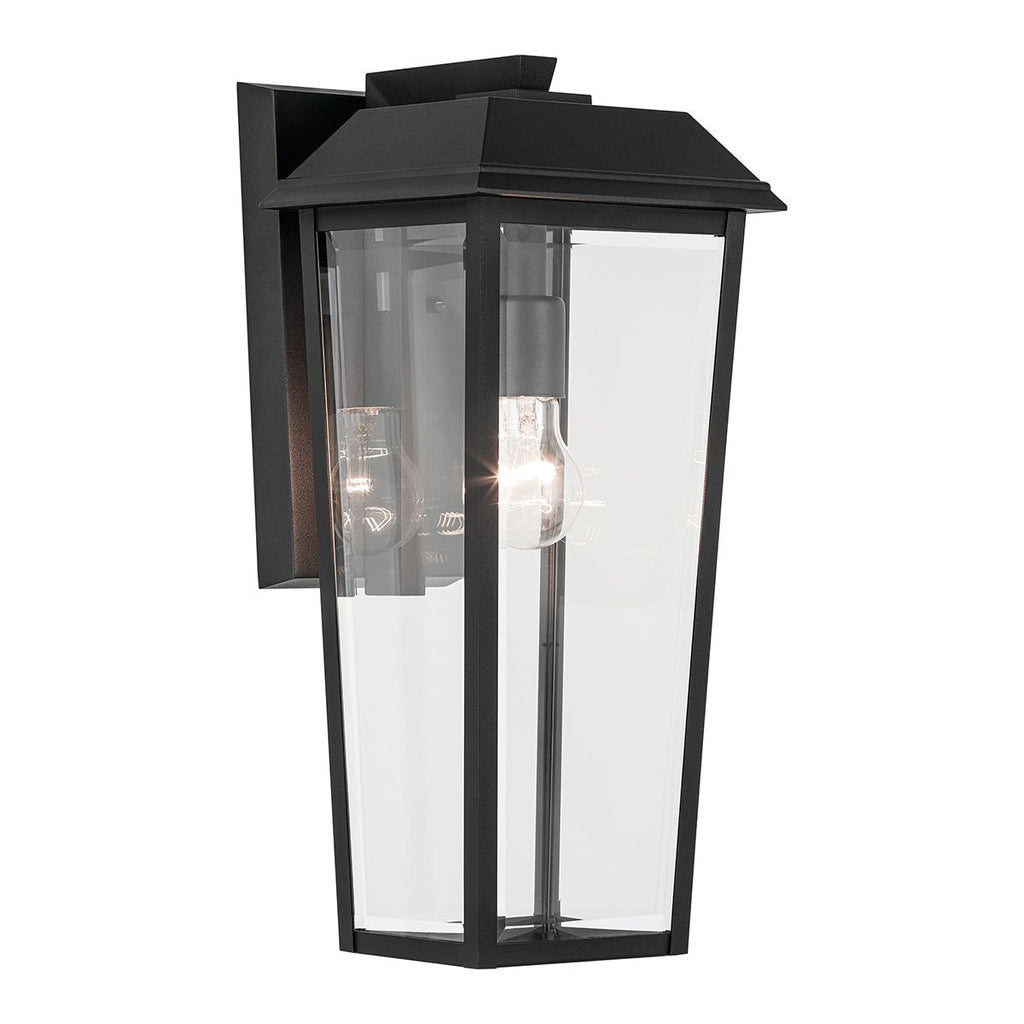 KL-MATHUS2-M-BK Mathus Medium Outdoor Wall   Lantern Black
