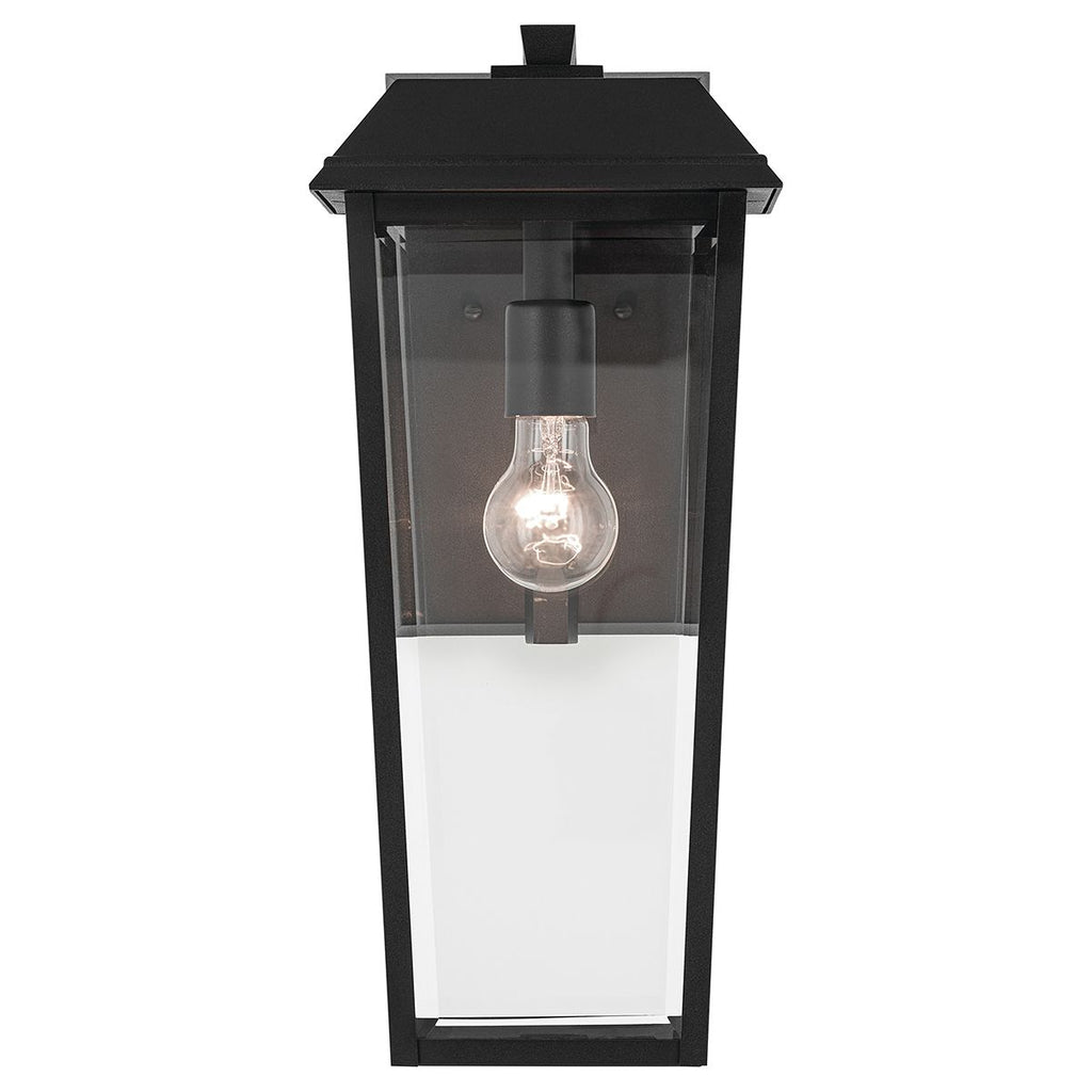 KL-MATHUS2-M-BK Mathus Medium Outdoor Wall   Lantern Black