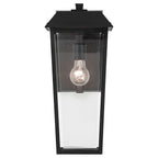 KL-MATHUS2-M-BK Mathus Medium Outdoor Wall   Lantern Black