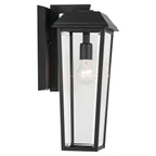 KL-MATHUS2-M-BK Mathus Medium Outdoor Wall   Lantern Black