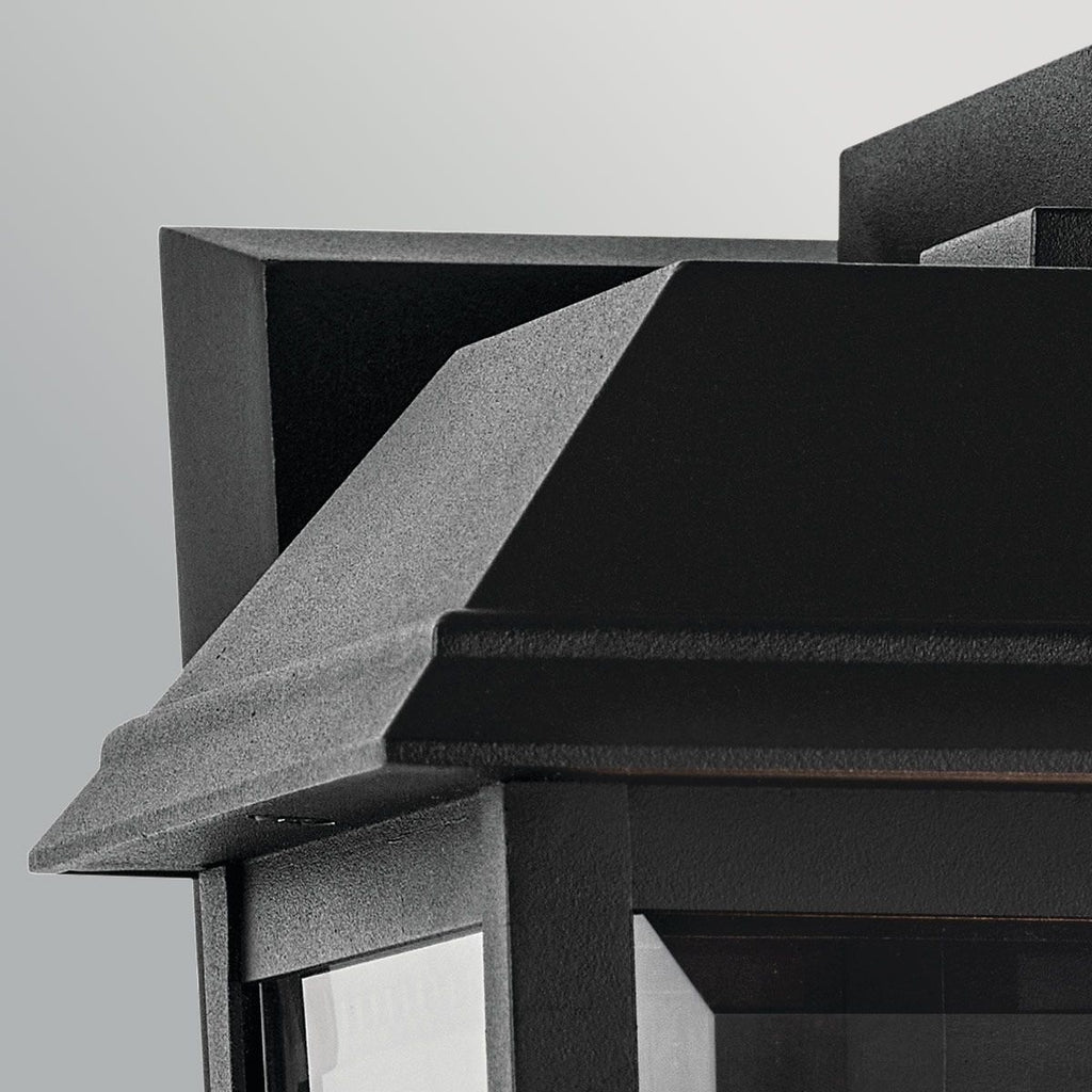 KL-MATHUS2-M-BK Mathus Medium Outdoor Wall   Lantern Black