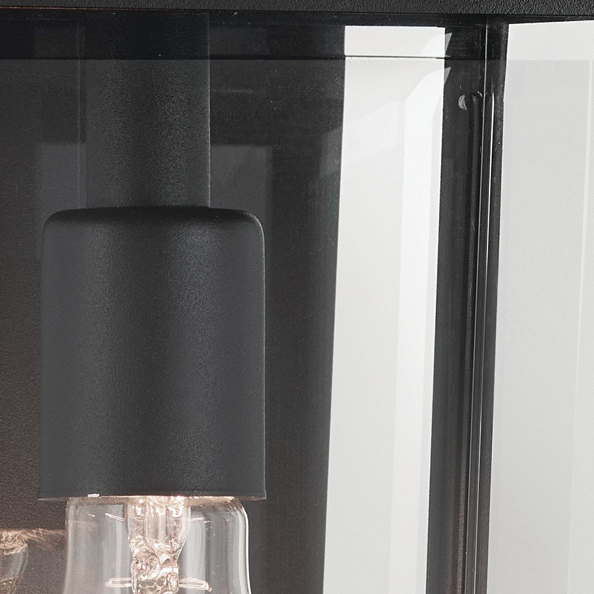 KL-MATHUS2-M-BK Mathus Medium Outdoor Wall   Lantern Black