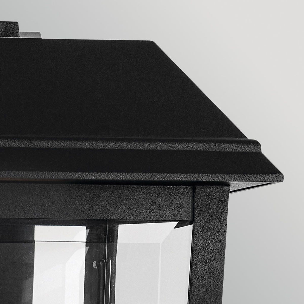 KL-MATHUS2-M-BK Mathus Medium Outdoor Wall   Lantern Black