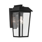 KL-MATHUS2-S-BK Mathus Small Outdoor Wall  Lantern Black