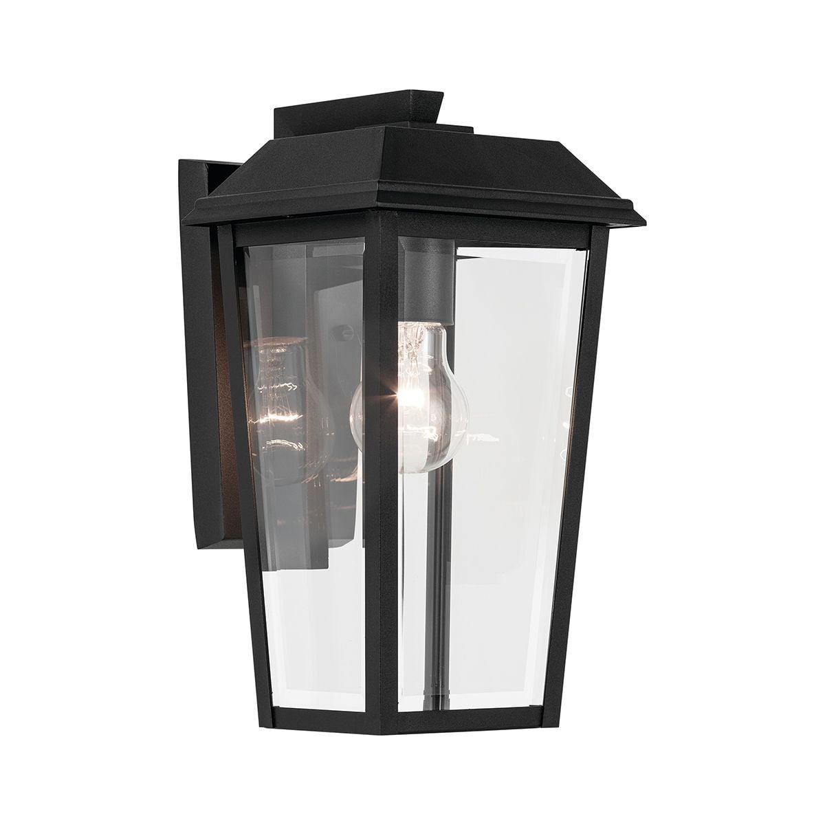 KL-MATHUS2-S-BK Mathus Small Outdoor Wall  Lantern Black