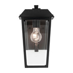 KL-MATHUS2-S-BK Mathus Small Outdoor Wall  Lantern Black