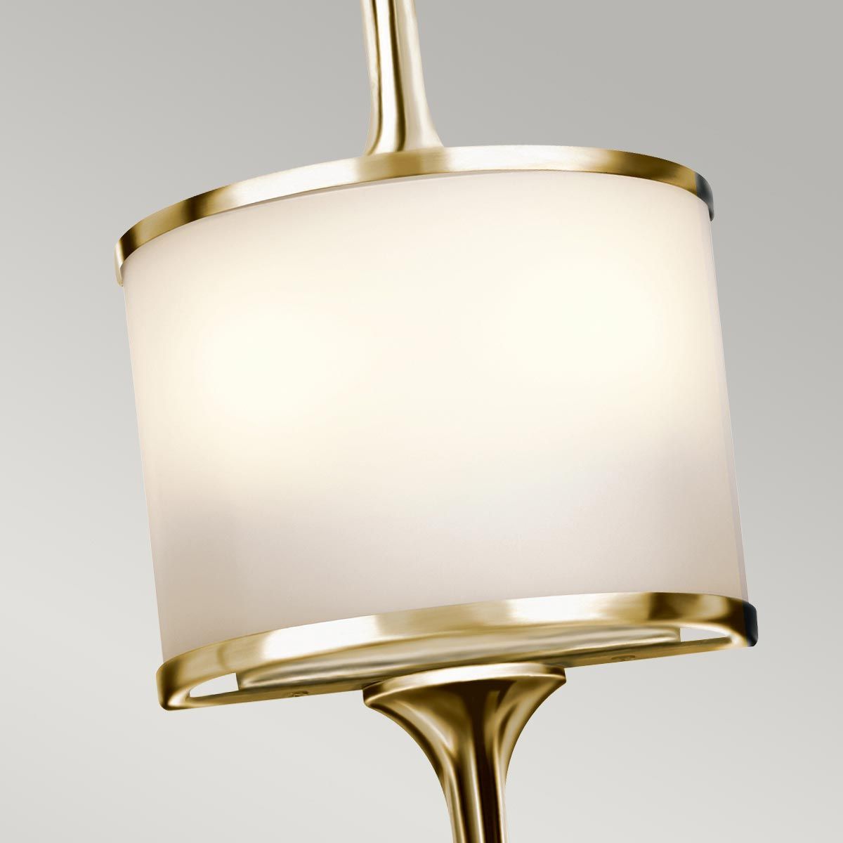 KL-MONA-S-PB Mona 2 Light  Bathroom Wall Light Polished Brass