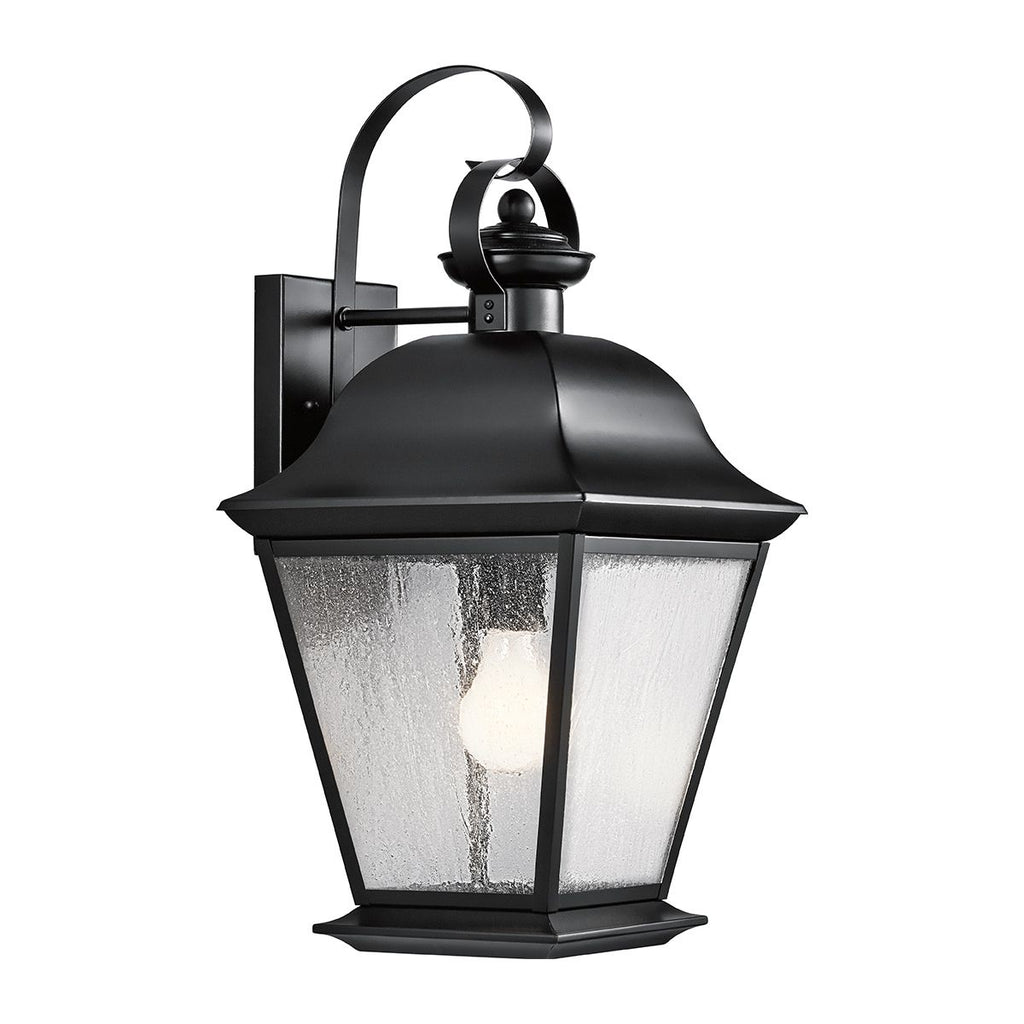KL-MOUNT-VERNON2-L-BK Mount Vernon Large  Outdoor Wall Lantern Black