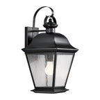KL-MOUNT-VERNON2-L-BK Mount Vernon Large  Outdoor Wall Lantern Black