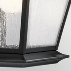 KL-MOUNT-VERNON2-L-BK Mount Vernon Large  Outdoor Wall Lantern Black