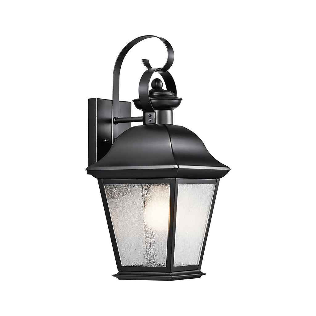 KL-MOUNT-VERNON2-M-BK Mount Vernon Medium  Outdoor Wall Lantern Black