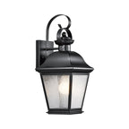 KL-MOUNT-VERNON2-M-BK Mount Vernon Medium  Outdoor Wall Lantern Black