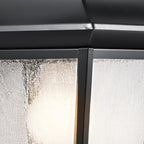 KL-MOUNT-VERNON2-M-BK Mount Vernon Medium  Outdoor Wall Lantern Black