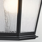 KL-MOUNT-VERNON2-M-BK Mount Vernon Medium  Outdoor Wall Lantern Black