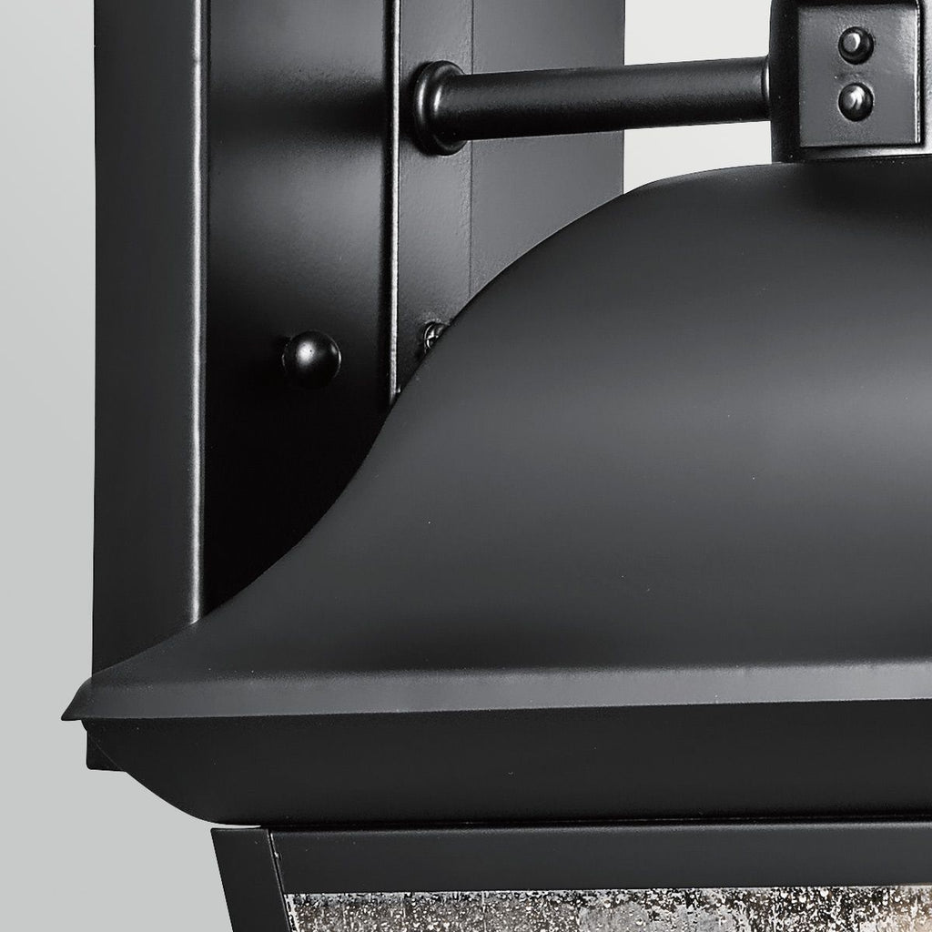 KL-MOUNT-VERNON2-M-BK Mount Vernon Medium  Outdoor Wall Lantern Black