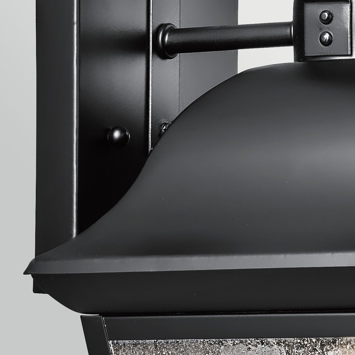 KL-MOUNT-VERNON2-M-BK Mount Vernon Medium  Outdoor Wall Lantern Black