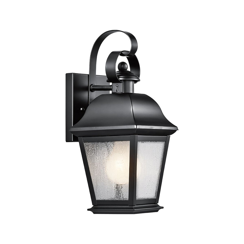 KL-MOUNT-VERNON2-S-BK Mount Vernon Small  Outdoor Wall Lantern Black