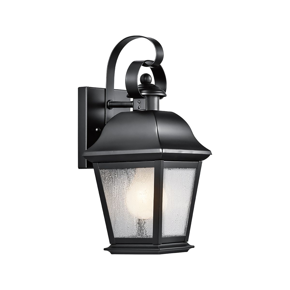 KL-MOUNT-VERNON2-S-BK Mount Vernon Small  Outdoor Wall Lantern Black