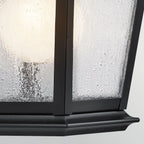 KL-MOUNT-VERNON2-S-BK Mount Vernon Small  Outdoor Wall Lantern Black