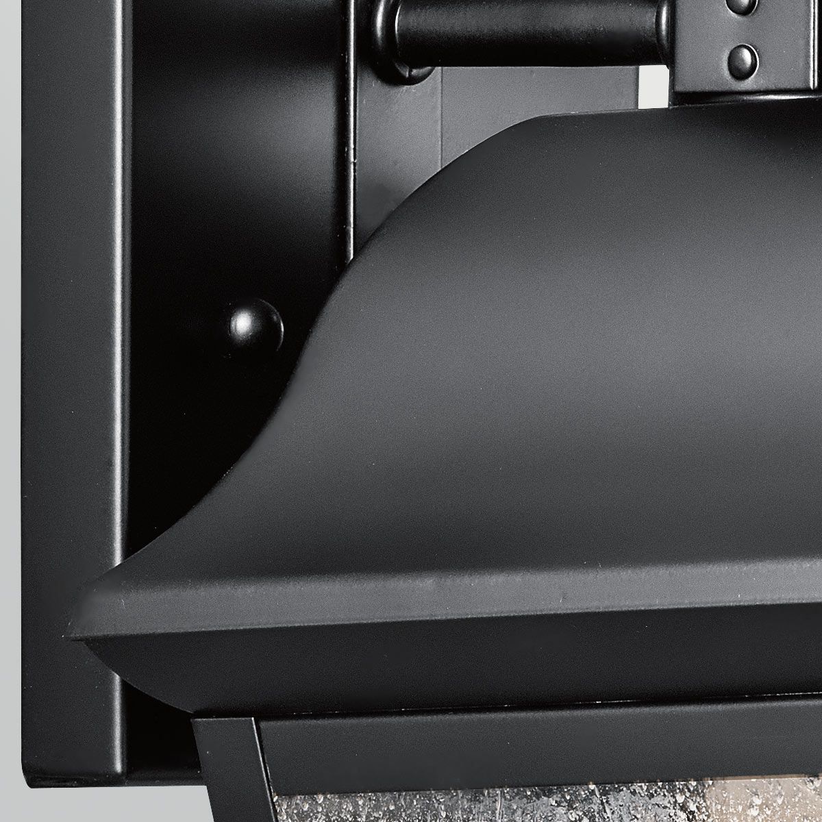 KL-MOUNT-VERNON2-S-BK Mount Vernon Small  Outdoor Wall Lantern Black