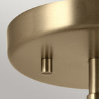 KL-NIVA-1W-1P-CPZ Kichler Niva 1 lt Trio Mount Champagne Bronze