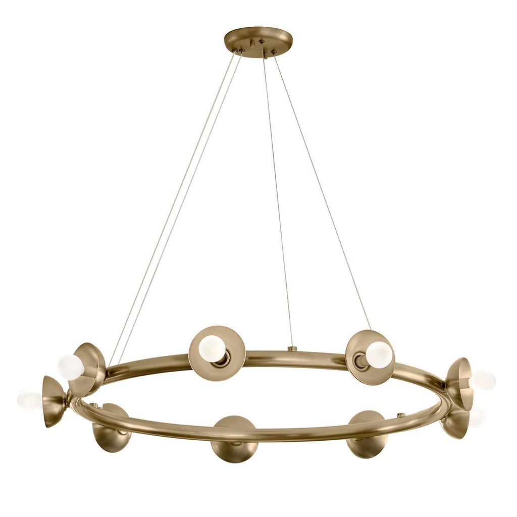 KL-PALTA9-CPZ Kichler Palta 9 Light Chandelier Champagne Bronze