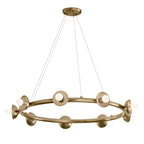 KL-PALTA9-CPZ Kichler Palta 9 Light Chandelier Champagne Bronze