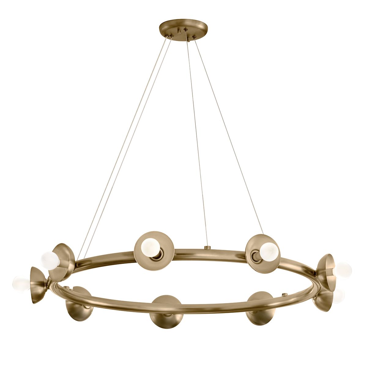 KL-PALTA9-CPZ Kichler Palta 9 Light Chandelier Champagne Bronze