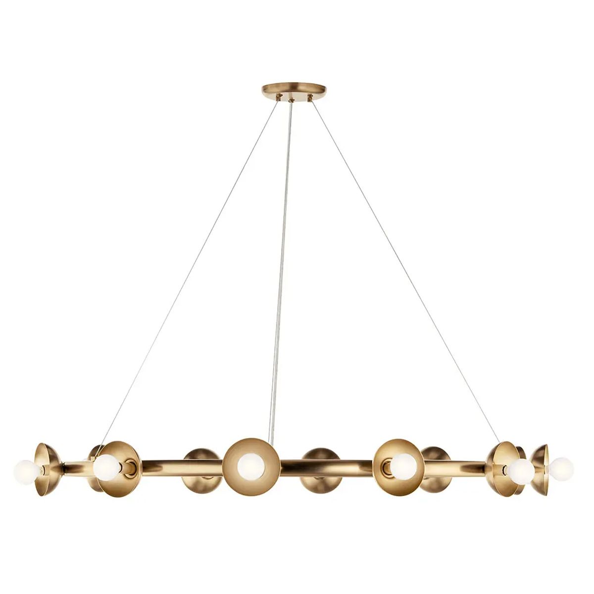 KL-PALTA9-CPZ Kichler Palta 9 Light Chandelier Champagne Bronze