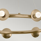 KL-PALTA9-CPZ Kichler Palta 9 Light Chandelier Champagne Bronze