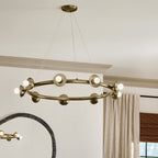 KL-PALTA9-CPZ Kichler Palta 9 Light Chandelier Champagne Bronze