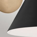 KL-PHIX-1W-CBB Kichler Phix 1 arm, 2 light up and down Wall Light Champagne Bronze, Black