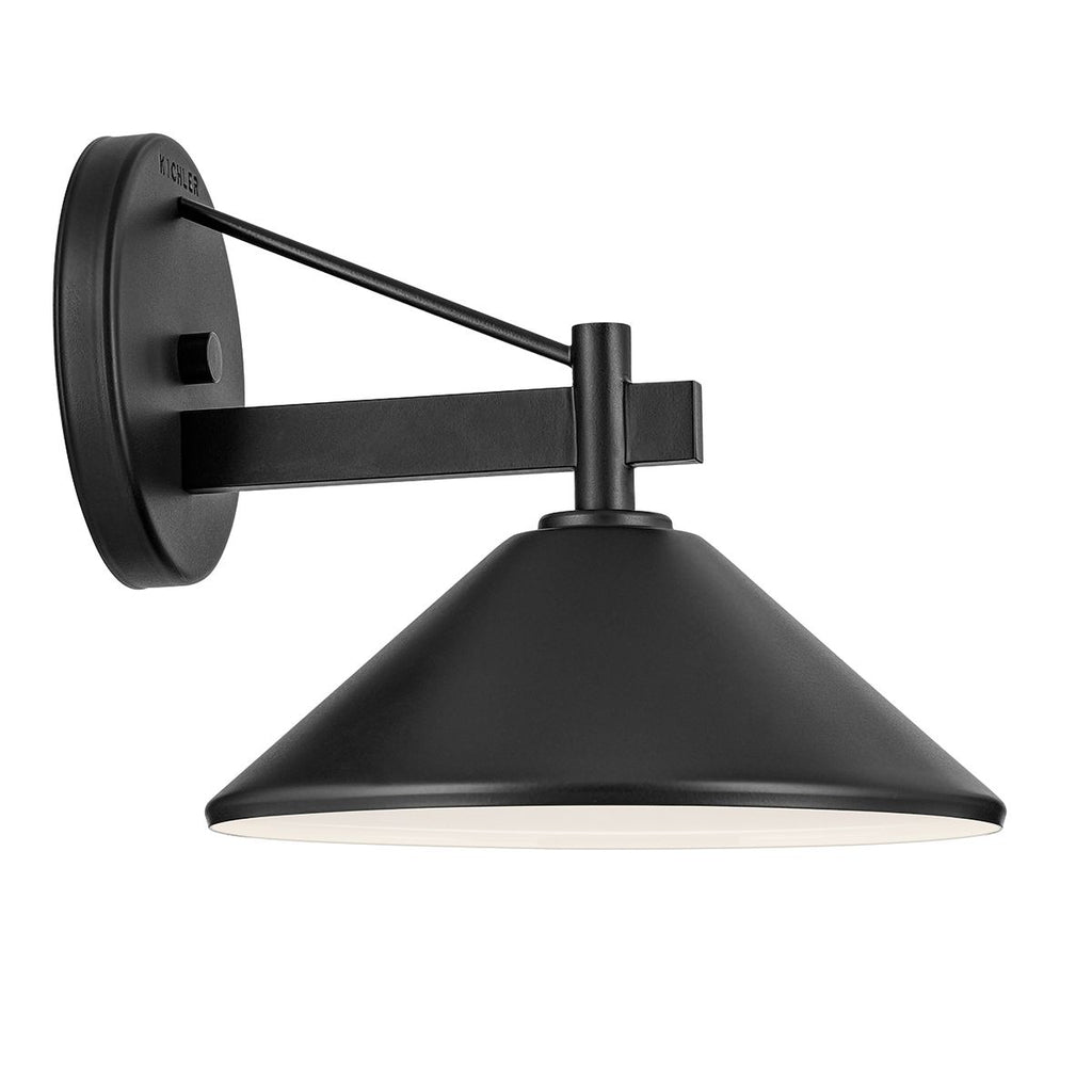 KL-RIPLEY2-M-BK Ripley  Medium  Outdoor Wall Lantern Black