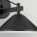 KL-RIPLEY2-M-BK Ripley  Medium  Outdoor Wall Lantern Black