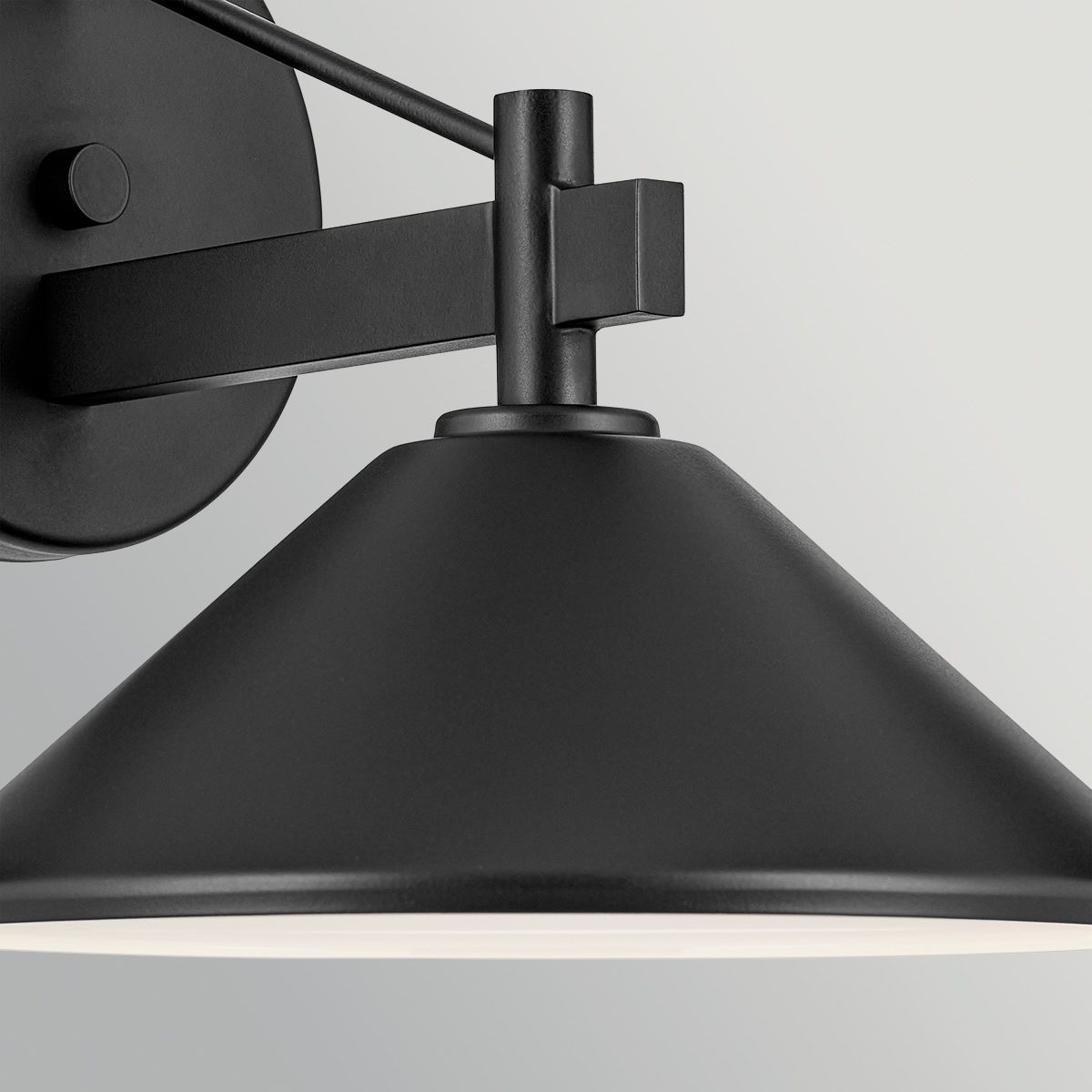 KL-RIPLEY2-M-BK Ripley  Medium  Outdoor Wall Lantern Black