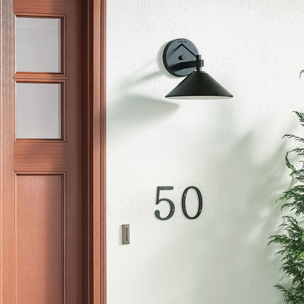 KL-RIPLEY2-M-BK Ripley  Medium  Outdoor Wall Lantern Black