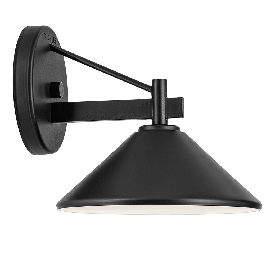 KL-RIPLEY2-S-BK Ripley  Small Outdoor  Wall Lantern Black