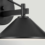 KL-RIPLEY2-S-BK Ripley  Small Outdoor  Wall Lantern Black