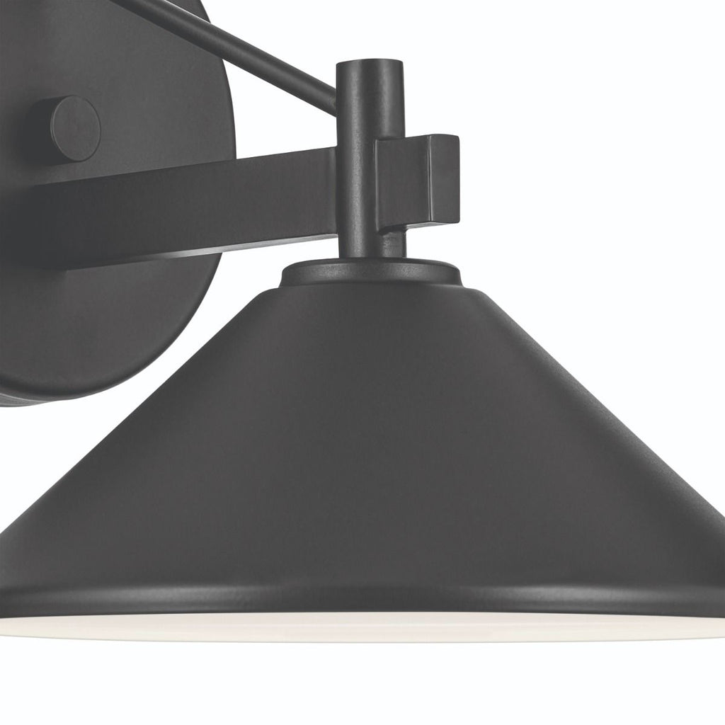 KL-RIPLEY2-S-BK Ripley  Small Outdoor  Wall Lantern Black