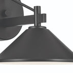 KL-RIPLEY2-S-BK Ripley  Small Outdoor  Wall Lantern Black