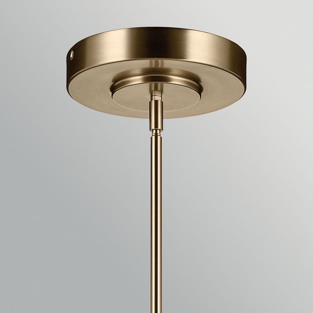 KL-RIVEN-LED-LP-122-CPZ  Riven LED Linear Pendant Champagne Bronze