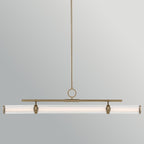 KL-RIVEN-LED-LP-122-CPZ  Riven LED Linear Pendant Champagne Bronze