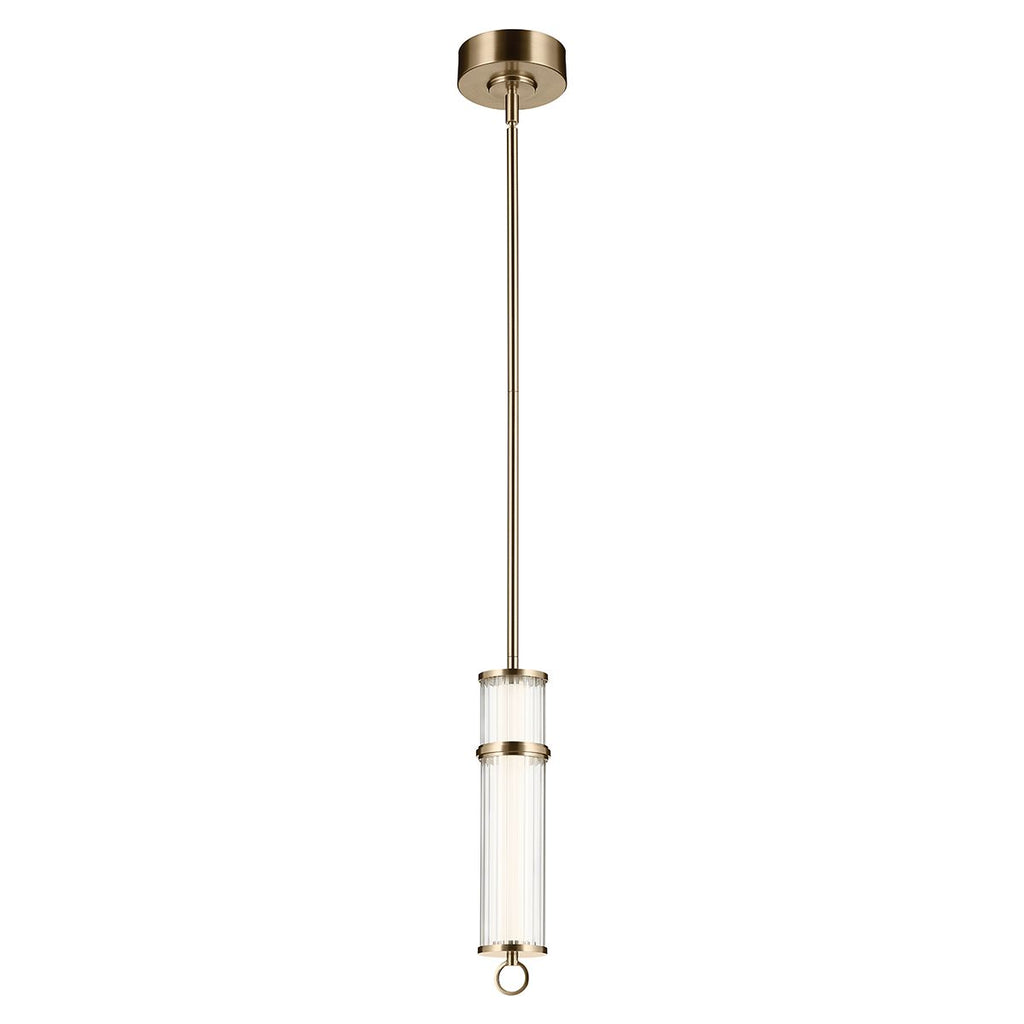 KL-RIVEN-LED-MP-CPZ  Riven LED Pendant Champagne Bronze