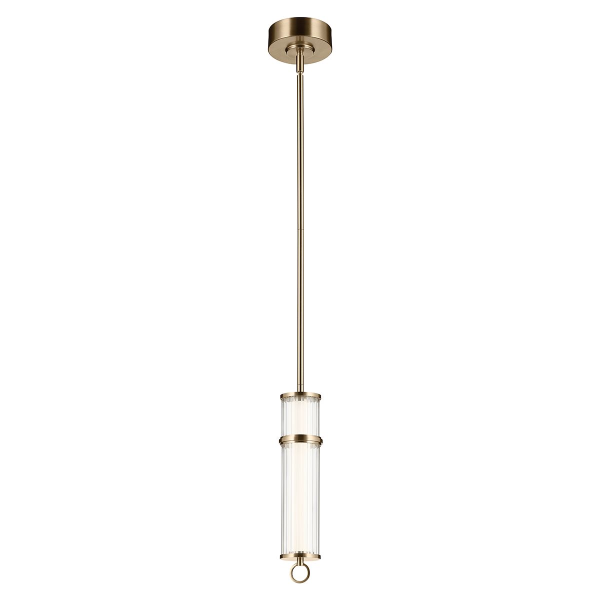 KL-RIVEN-LED-MP-CPZ  Riven LED Pendant Champagne Bronze