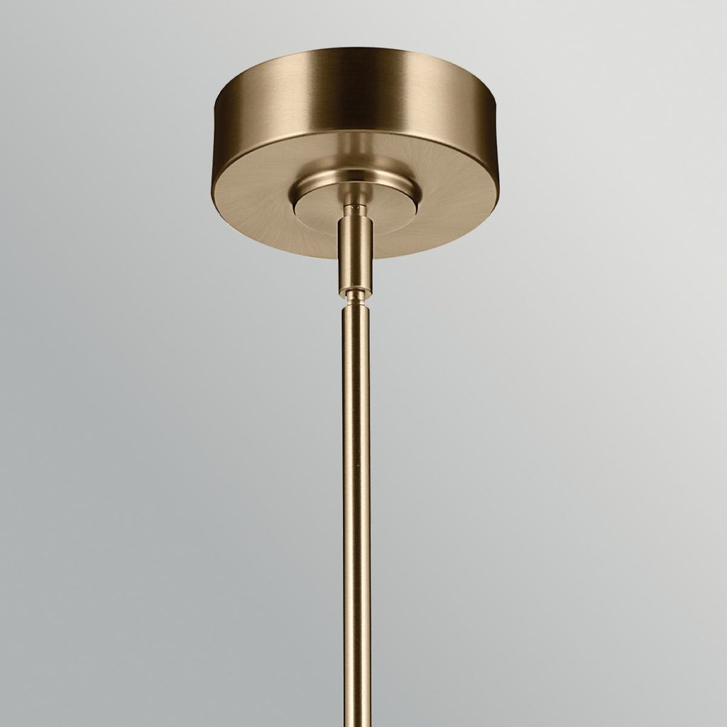KL-RIVEN-LED-MP-CPZ  Riven LED Pendant Champagne Bronze